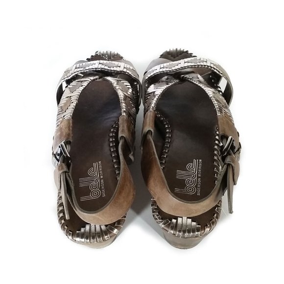 SIGERSON MORRISON Sandals Belle VTG Tribal Platform Sandals SZ 6 - Picture 5 of 8